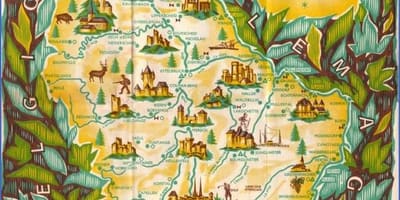 Карта на Луксембург посета