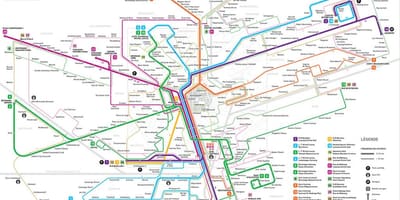 Карта на Луксембург метро