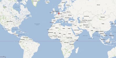 Луксембург локација на мапата на светот
