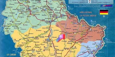 Карта на Луксембург туристички атракции на мапата