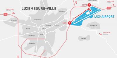 Карта на Луксембург аеродром